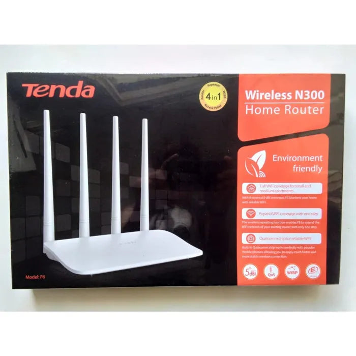 Tenda F6 Wireless N300 Easy Setup Router