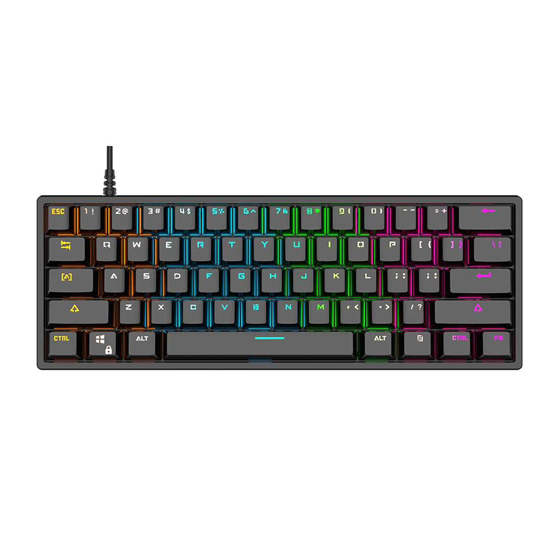 BAJEAL Tritium Rainbow RGB Gaming Mechanical Keyboard