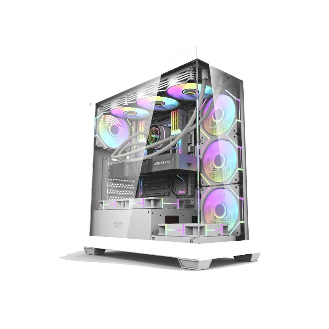 DARKFLASH DS900 ATX PC Case white