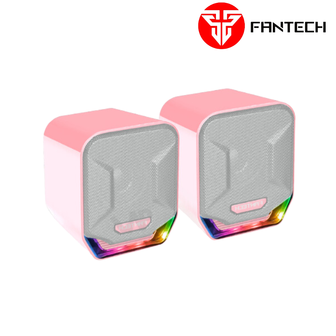FANTECH GS202 SONAR USB RGB Gaming & Music Speaker (Pink Sakura Edition)