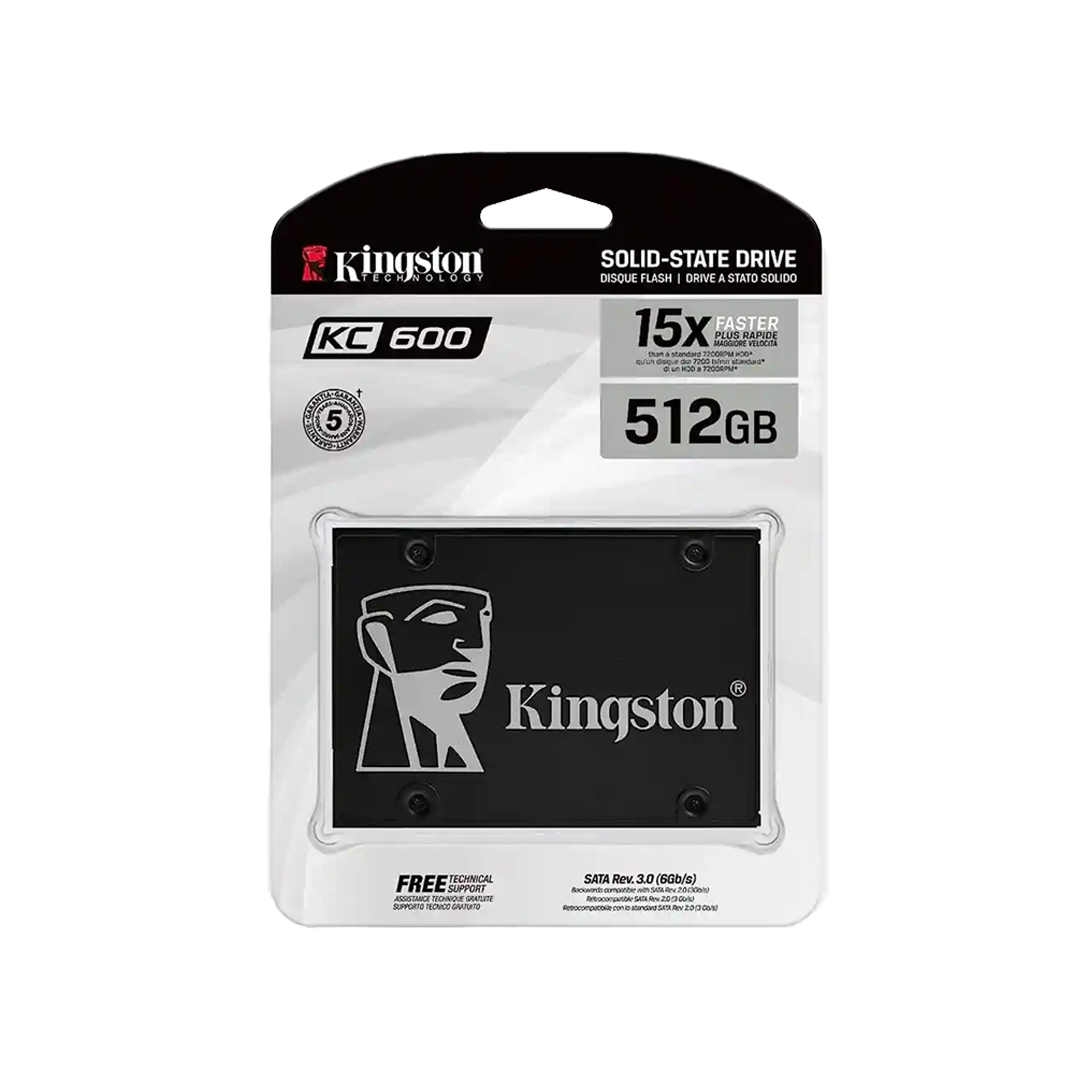 KINGSTON SSD KC600 15X FASTER 512GB