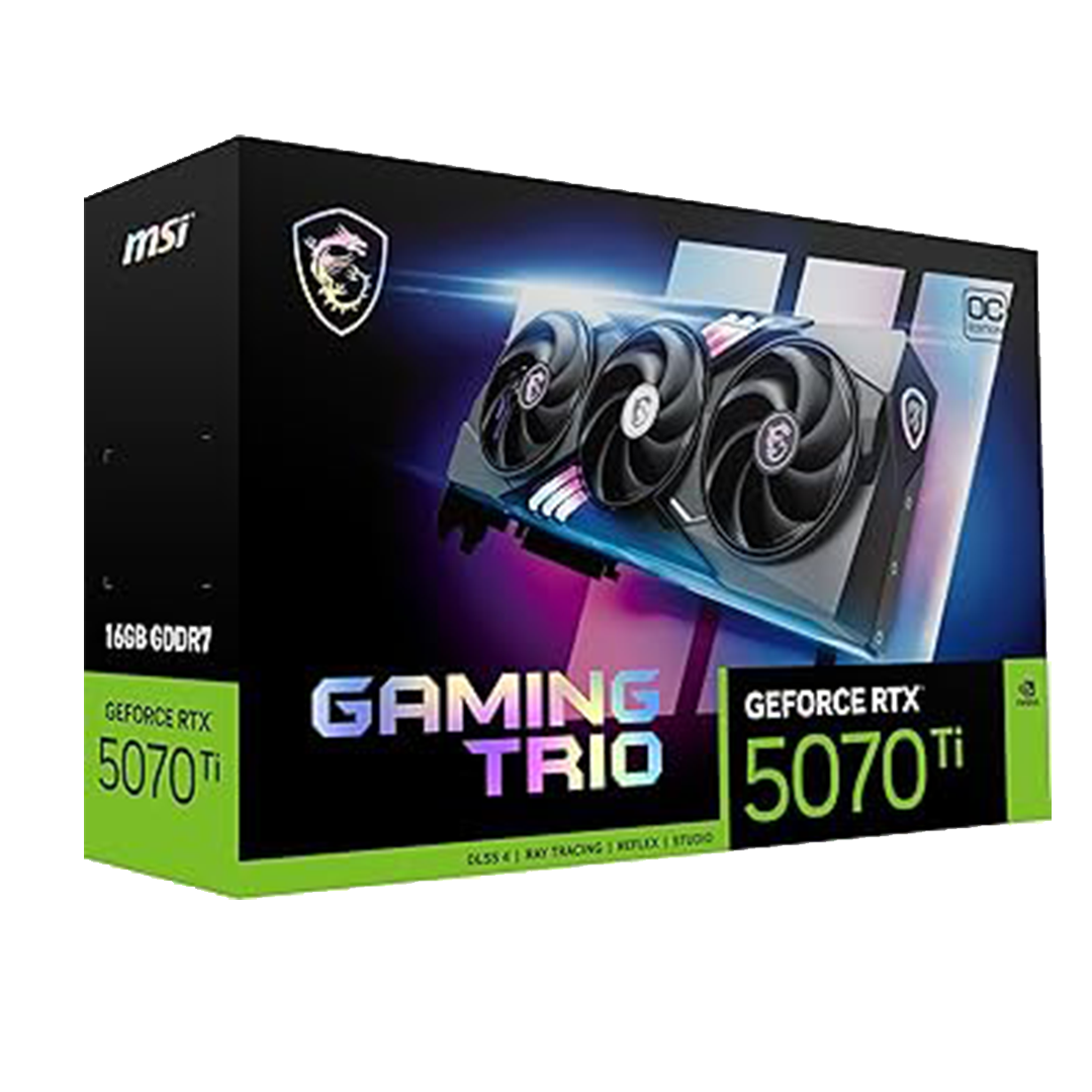 MSI GeForce RTX 5070 GAMING TRIO OC 12GB GDDR7 Graphics Card