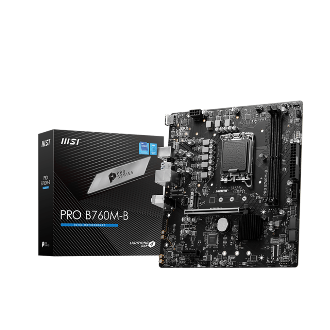 MSI PRO B760M-B DDR4 Motherboard