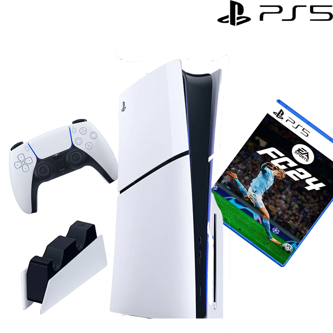 PLAYSTATION 5 Slim With 1 Controller and FC24 (USED)