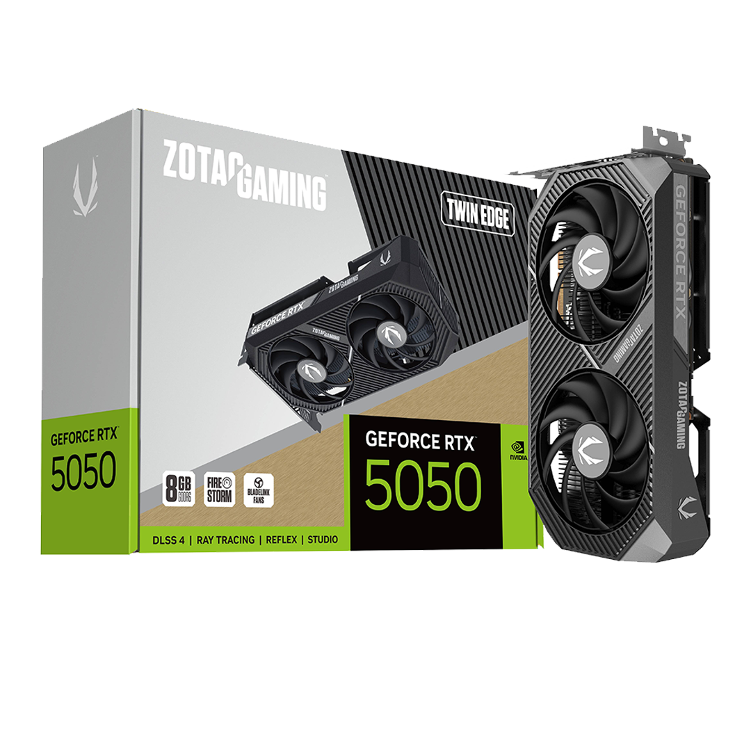 ZOTAC Gaming GeForce RTX 5050 Twin Edge 8GB GDDR6 Graphics Card