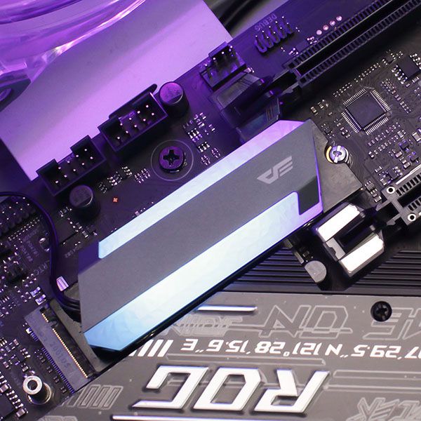 DARKFLASH DM4 M.2 SSD ARGB Heat Spreader - Black