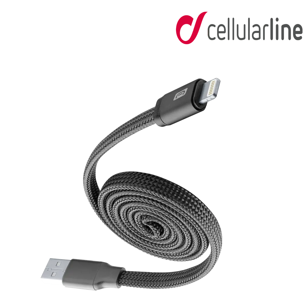 CELLULARLINE Yo-Yo Cable I-Phone Lightning Connector Black - 100cm