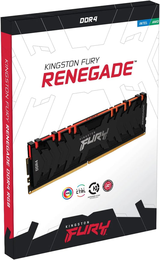 RAM Kingston FURY Renegade RGB 64GB (2x32GB) 3200MHz DDR4 CL16 Desktop