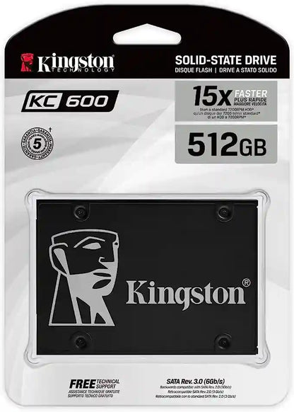 KINGSTON SSD KC600 15X FASTER 1TB