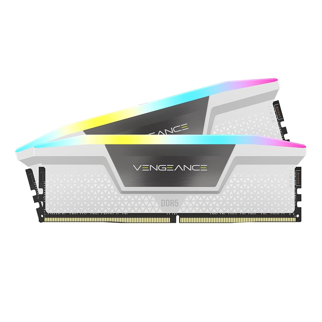 CORSAIR VENGEANCE RGB 32GB Kit 6000MHz DDR5 RAM white