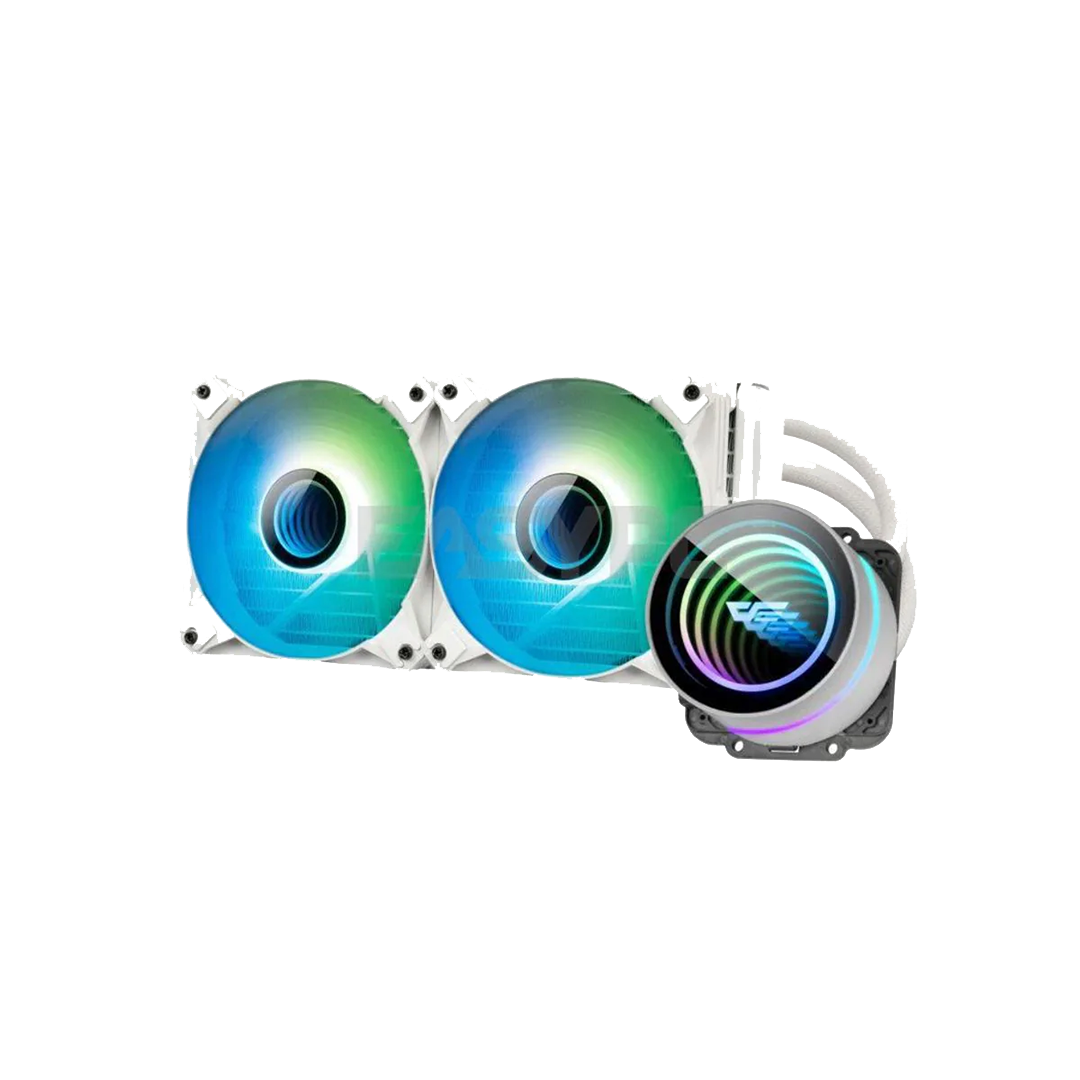DarkFlash Twister DX 240 Ver 2.6 CPU Liquid Cooler WHITE