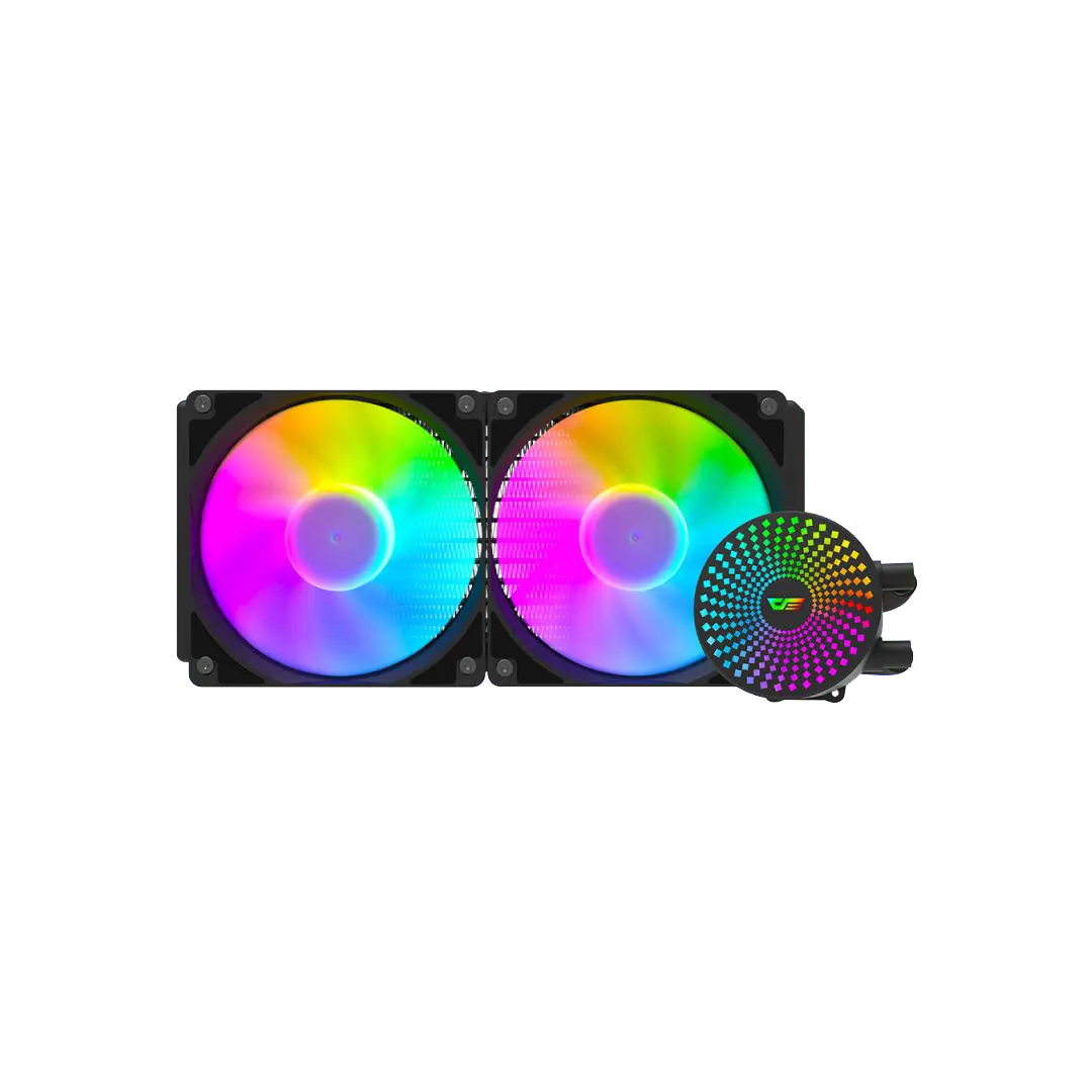 Dark Flash Radiant DC 240  CPU Liquid Cooler - Black
