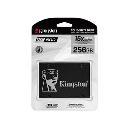 KINGSTON SSD KC600 15X FASTER 256GB