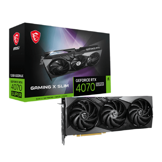 MSI GeForce RTX 4070 Super 12G Gaming X Slim Graphics Card