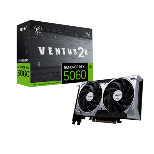 MSI GeForce RTX 5060 8G Ventus 2X OC Graphics Card