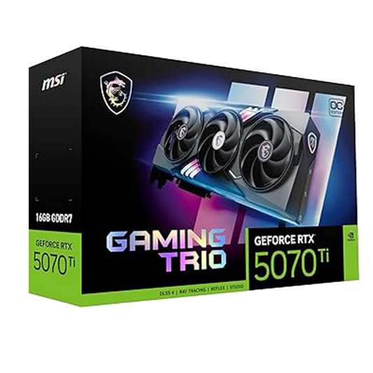MSI GeForce RTX 5070 GAMING TRIO OC 12GB GDDR7 Graphics Card
