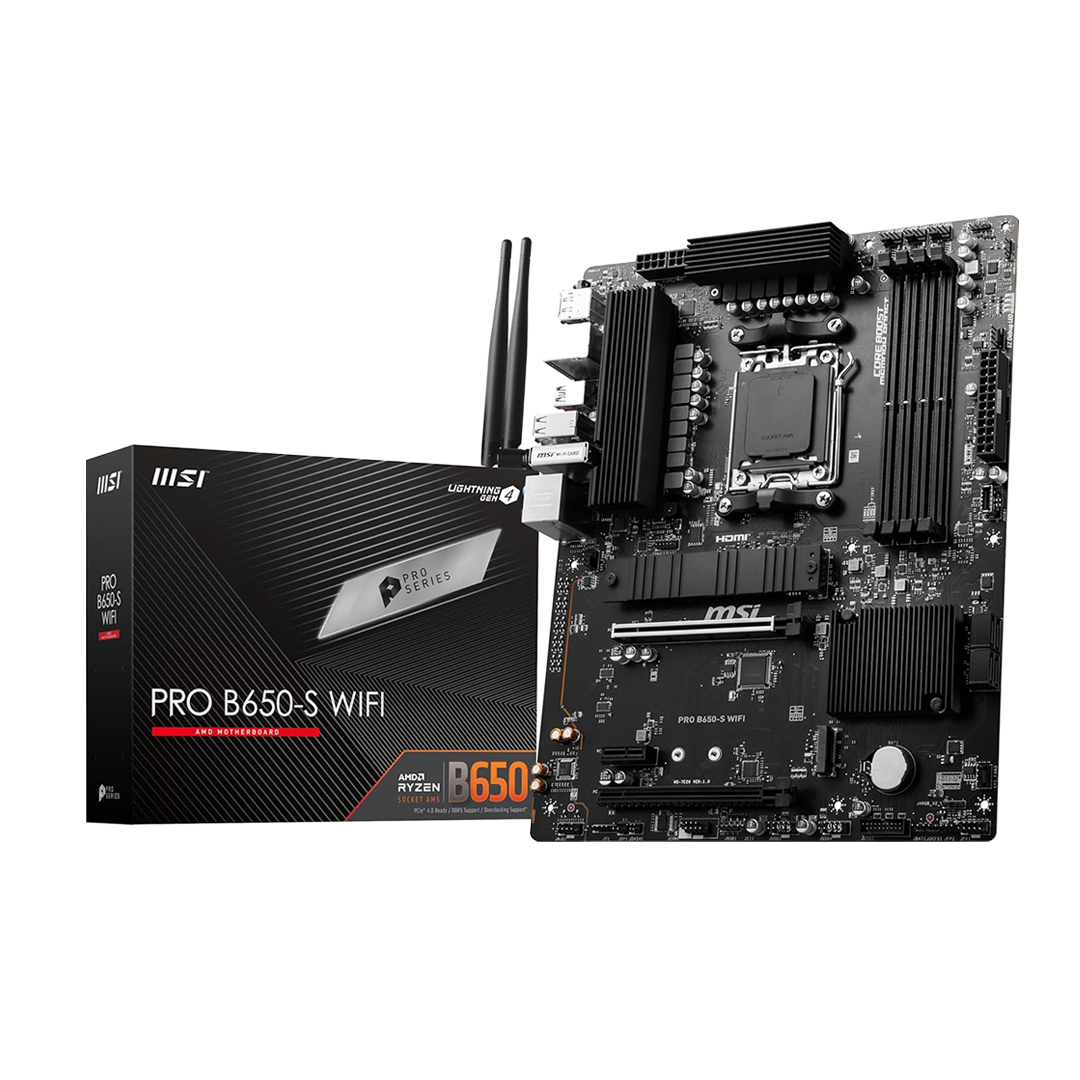 MSI PRO B650-S WiFi ProSeries Motherboard