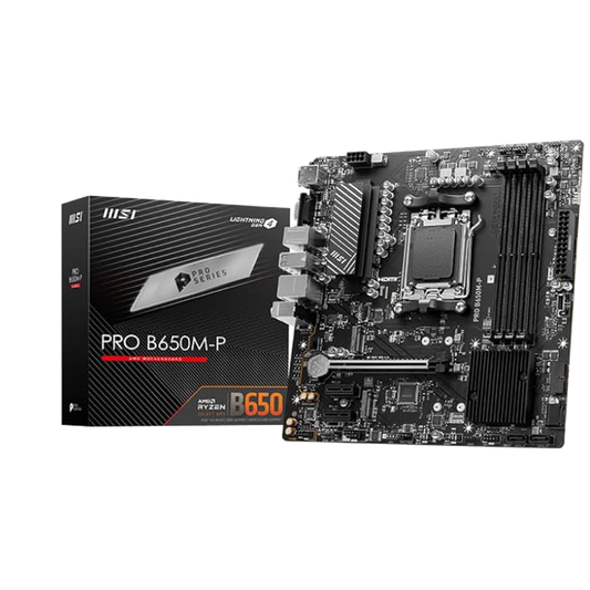 MSI PRO B650M-P ProSeries Motherboard