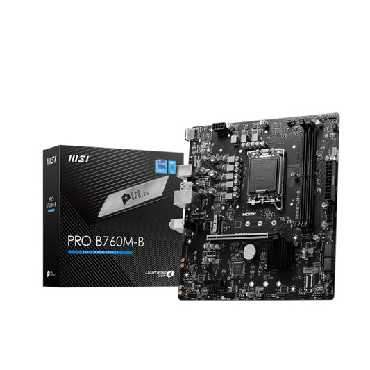 MSI PRO B760M-B DDR4 Motherboard