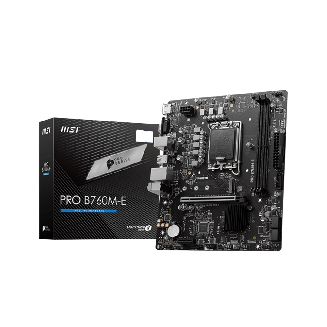 MSI PRO B760M-E DDR4 Motherboard 