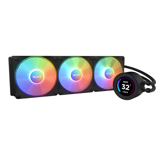 NZXT Kraken Elite 360 RGB AIO BLACK CPU Liquid Cooler (RL-KR36E-B1)