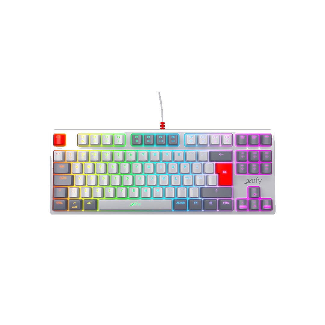XTRFY K4 TKL RGB (OPEN BOX) RETRO WHITE