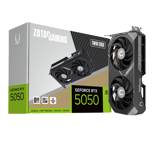 ZOTAC Gaming GeForce RTX 5050 Twin Edge 8GB GDDR6 Graphics Card