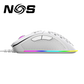 NOS M600 V2 Ultralight RGB Gaming Mouse White (NO BOX)