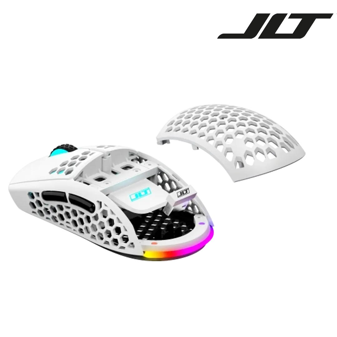 JLT Edge W Super Ultra Light Wireless Gaming Mouse White (OPEN BOX)
