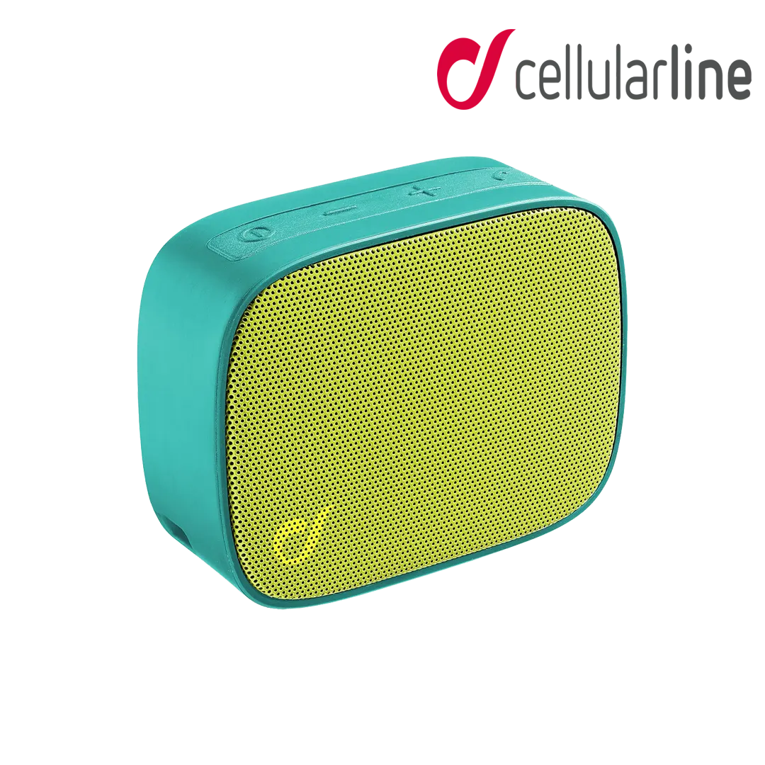 Cellularline Fizzy Brilliant Portable Bluetooth Speaker - Blue