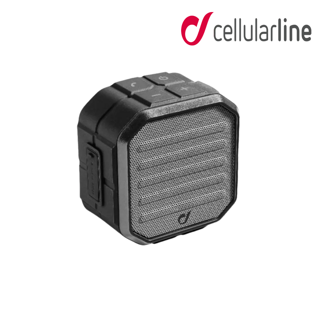 Cellularline Muscle Brilliant 2 Way Bluetooth Speaker - Grey