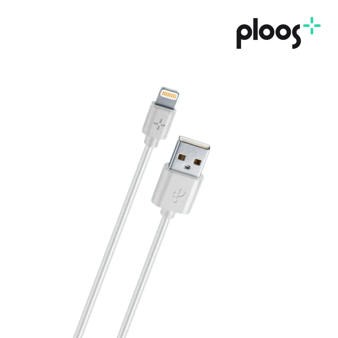 Ploos USB-C To Lightning Cable White - 100cm
