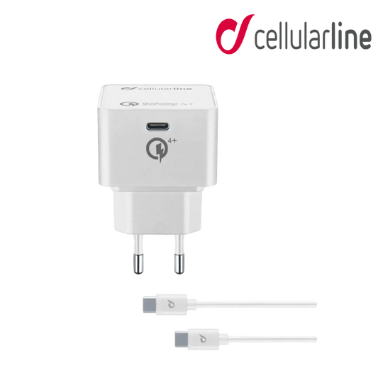 CELLULARLINE Qualcomm 4+ Quick Charger Kit 30W - White