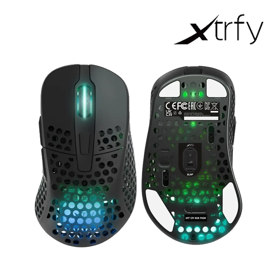 XTRFY M4 RGB Ultra Light Wireless Gaming Mouse Black (OPEN BOX)