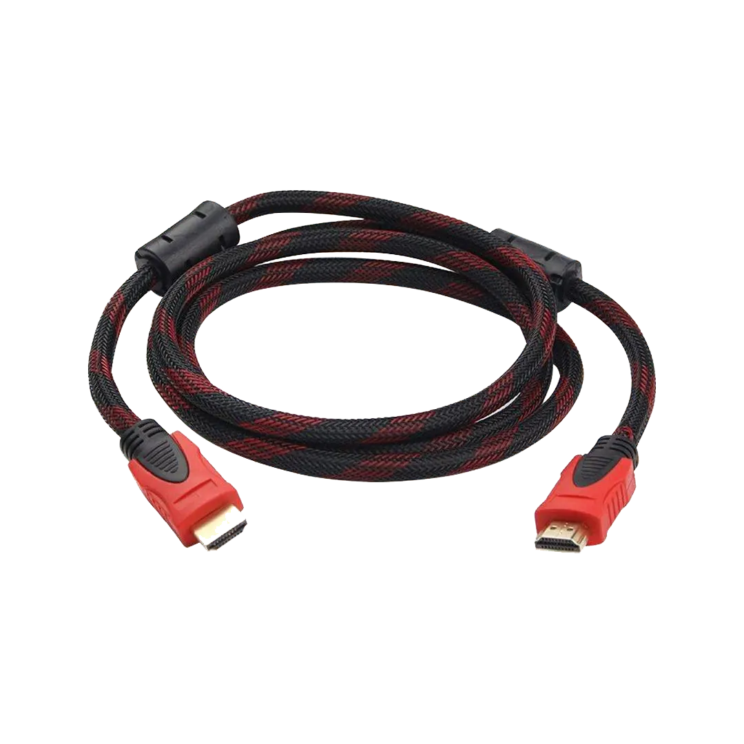 High Speed Braided HDMI To HDMI V1.4 1080P Cable - 1.5m