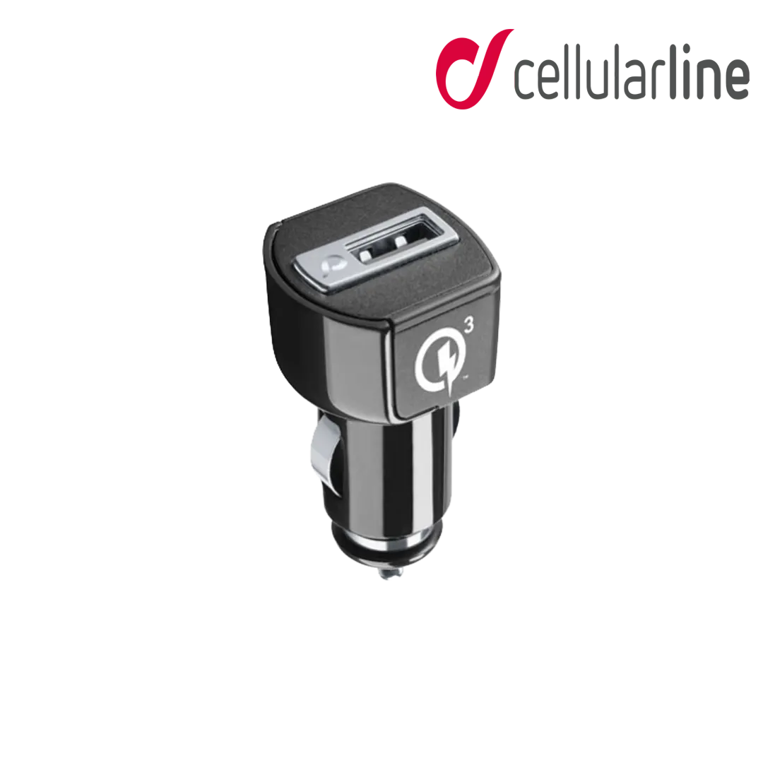 CELLULARLINE Qualcomm 3.0 USB Car Fast Charger