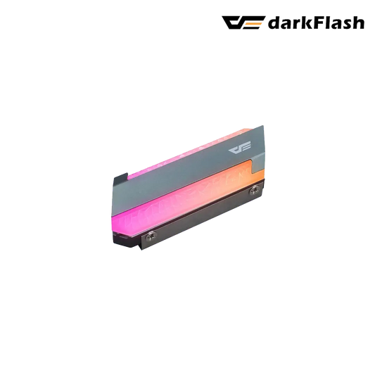 Dark Flash DM4 M.2 SSD ARGB Heat Spreader - Black