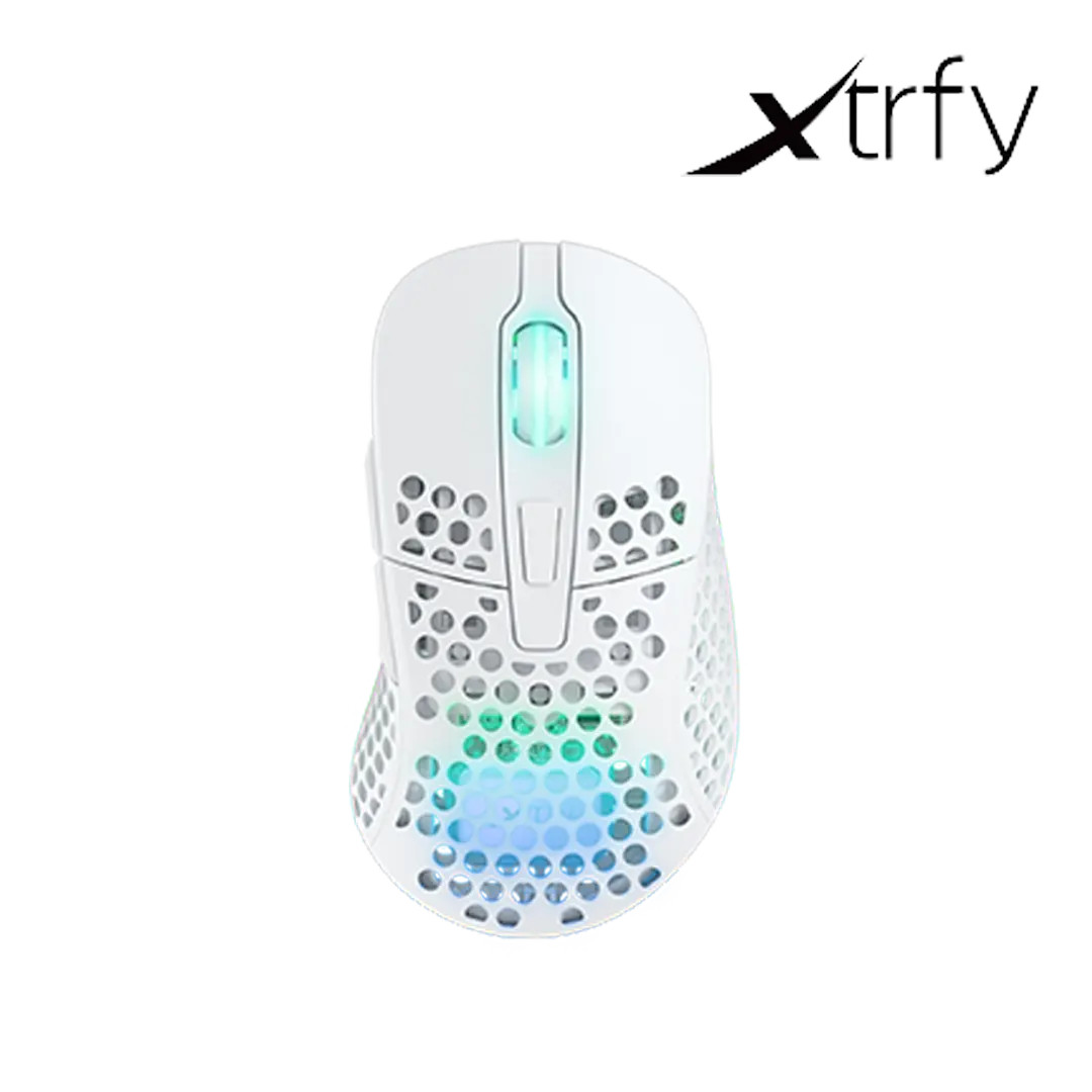 XTRFY M4 RGB Ultra Light Wireless Gaming Mouse White (OPEN BOX)