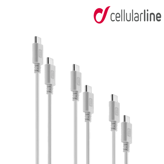 CELLULARLINE Multipack USB-C To USB-C - 3Pcs