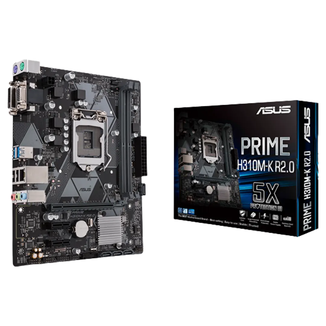 Asus Prime H310M-K R2.0 DDR4 Motherboard - LGA1151