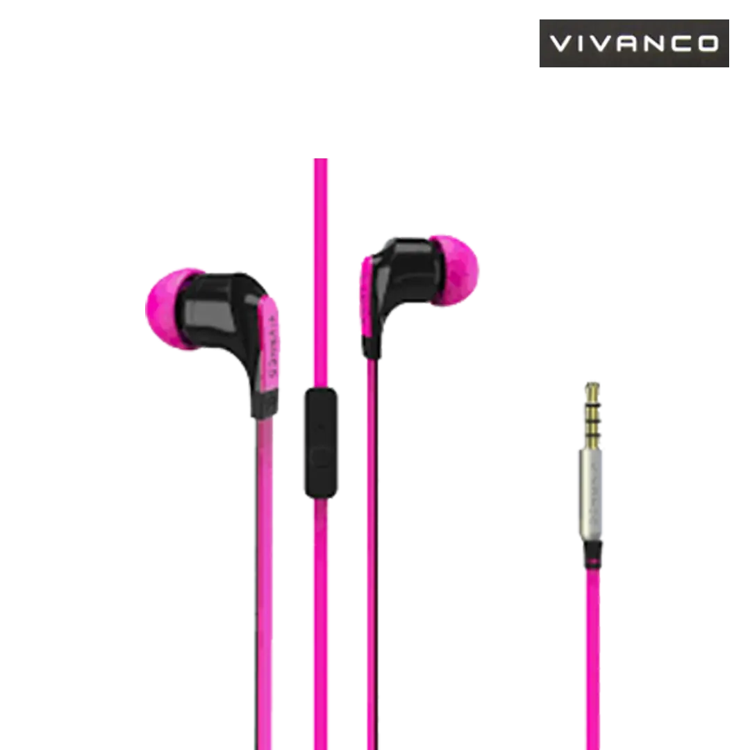 Vivanco Play / Sport Buds In-Ear Earphones - Pink