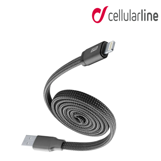 CELLULARLINE Yo-Yo Cable I-Phone Lightning Connector Black - 100cm
