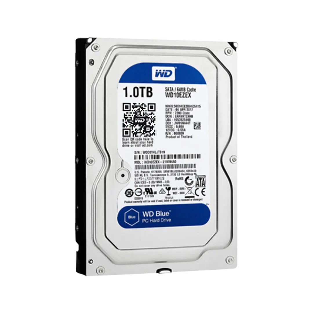 Western Digital Blue WD10EZEX 3.5" SATA Desktop Storage  - 1TB (USED)